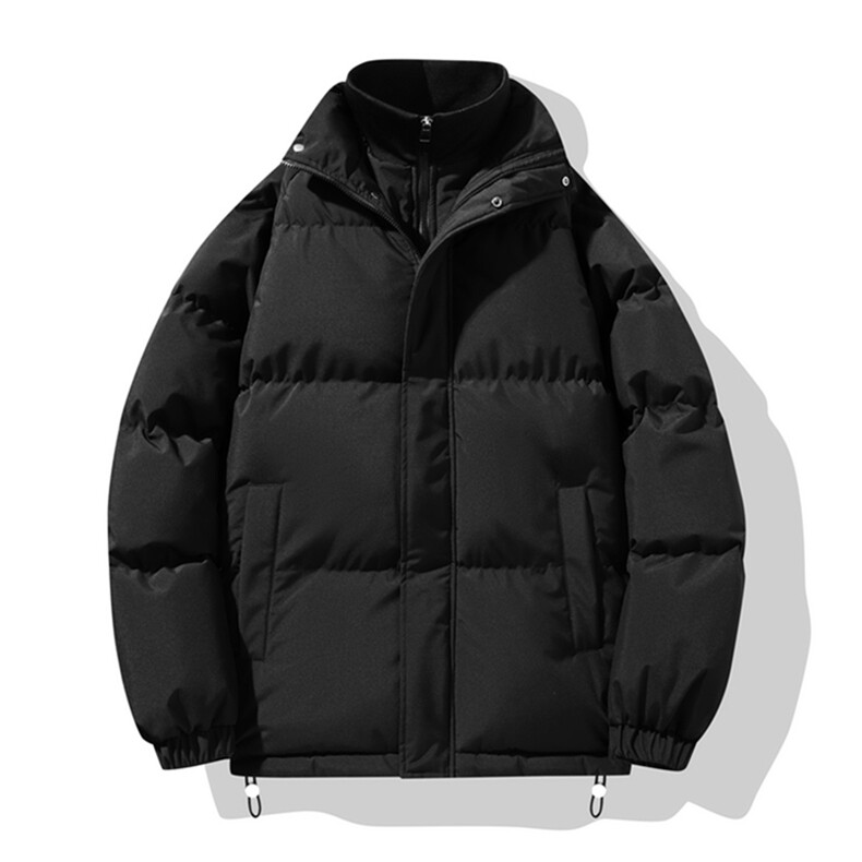 现货二开 抖音得物供视频 三防加厚假两件立领棉衣棉服 LL907图片
