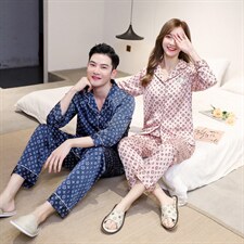 2021夏装家居服情侣装简约气质时尚百搭印花，女装套装/套裙，媚琳依坊