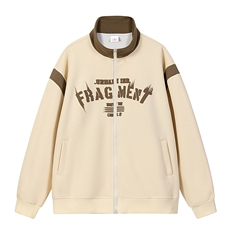 Y5529P55秋季港风开衫卫衣男宽松棒球服男夹克外套，男装卫衣，星座1204-3