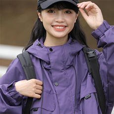 外27-2GANYOU日系拉链口袋纯色冲锋夹克JK55-P127，男装夹克，新杭派外27-2