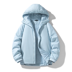 得物潮流高品质冬季连帽加绒加厚棉衣撞色棉服外套MY5568-P95，男装棉衣，星座610B-1