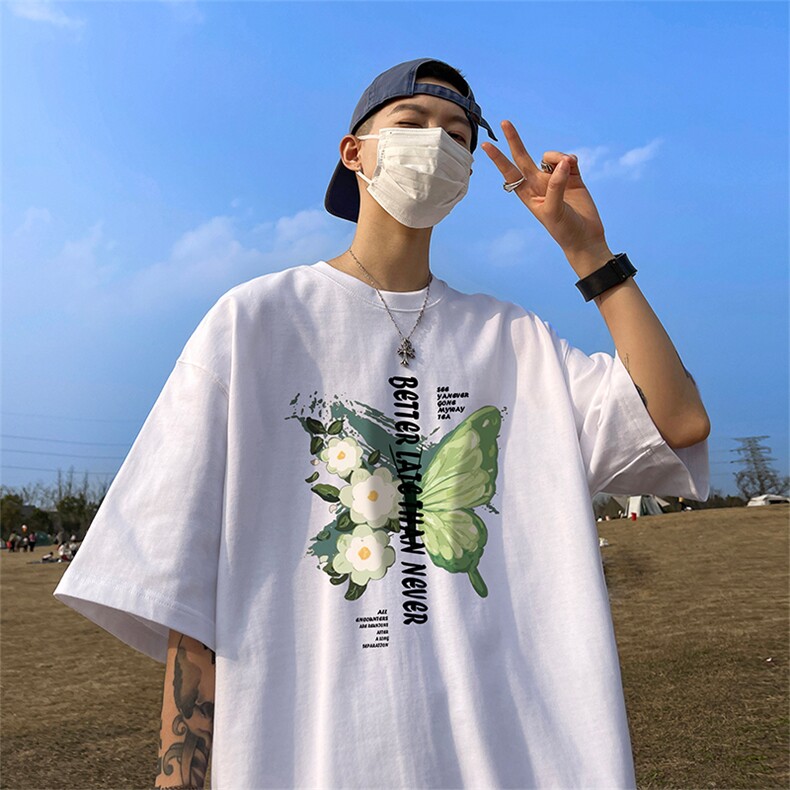 数据超好220克重磅美式潮牌短袖t恤T995-P28直播有280克品质P35,男装T恤,电商A486