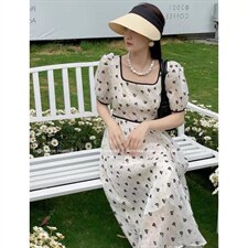 夏装连衣裙，女装连衣裙，春语雨桐