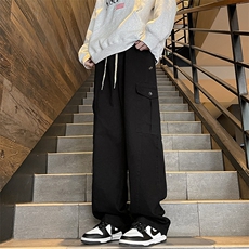 美拉德穿搭日系工装牛仔裤美式高街vibe风直筒休闲裤K7511-P38，男装休闲裤，星座512-3