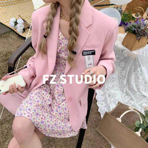 【春季新款】自制高品质薄西装 粉色,女装西装,F/TU