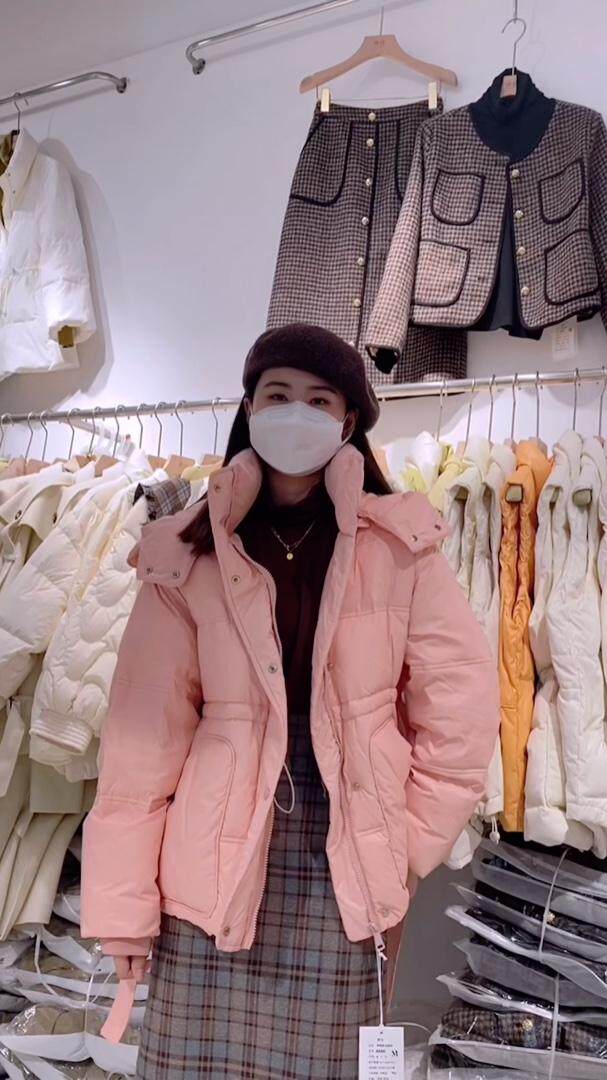 连帽羽绒服，女装羽绒服，驿谷