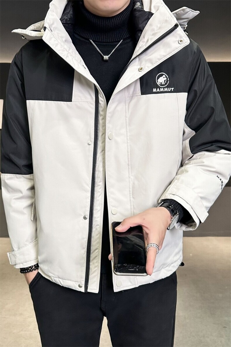 三合一冲锋衣羽绒服2025新款男士冬装外套B240-YR6688-P235,男装羽绒服,电商B240