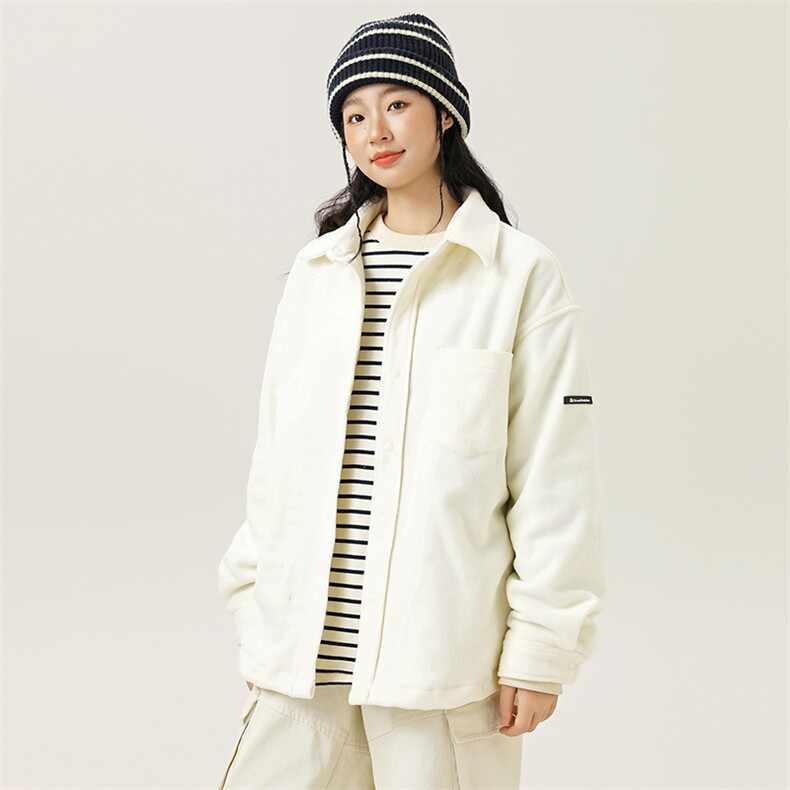 2025冬季新款男日系潮牌纯色加厚长袖衬衫宽松外套衬衣CS306-F79,男装衬衫,电商A101（原外27）