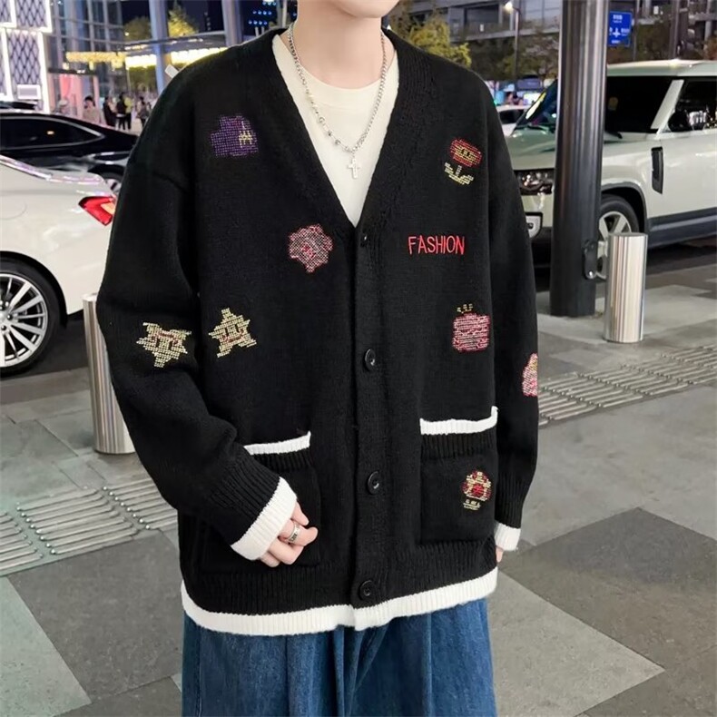 美式毛衣男慵懒风休闲针织衫M317P50,男装针织衫/毛衣,星座1116-2