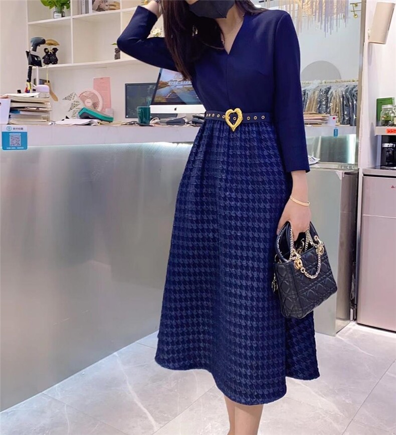 秋款连衣裙，女装连衣裙，伊丽叶