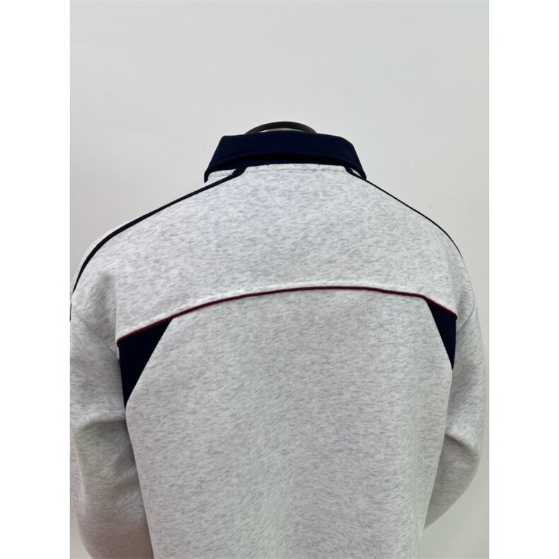【有货】Y177CC-常规特P55加绒特P60撞色球衣卫衣男翻领外套,男装卫衣,星座1007（原301D）