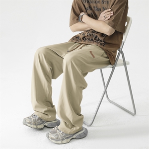 新款宽松男裤男生青少年阔腿拖地休闲裤子2029特批23