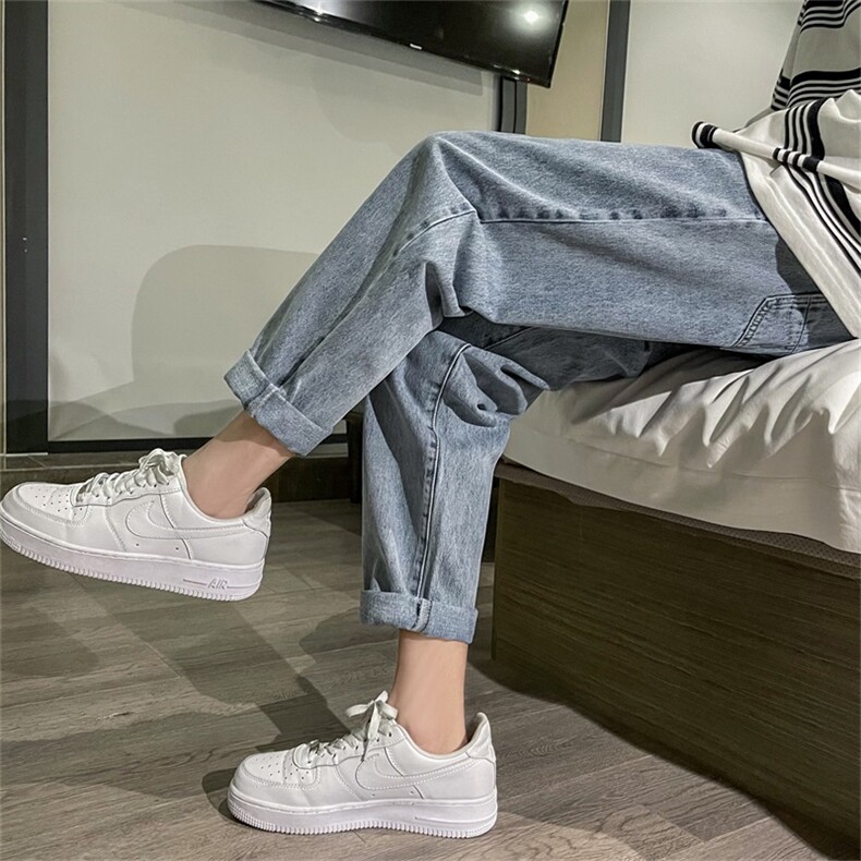 牛仔裤子男女潮牌vibe水洗cleanfit长裤子A080-9253-P35,男装牛仔裤,电商A080