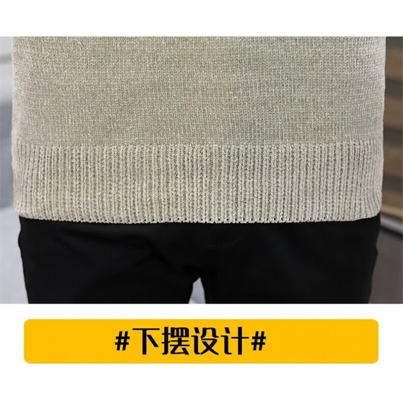 1506A/GY090/P47圆领毛衣针织衫男潮牌帅气秋冬季打底衫1,男装T恤,星座1506A