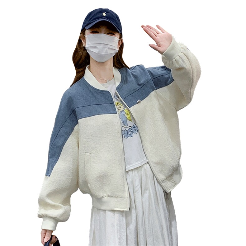 2025年新款【现货】拼接款外套082-6636P150K228,女装短外套,浙宝192（原082）