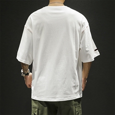 夏季男士新款短袖t恤韩版潮流5分袖打底休闲上衣服DT，男装T恤，电商A102
