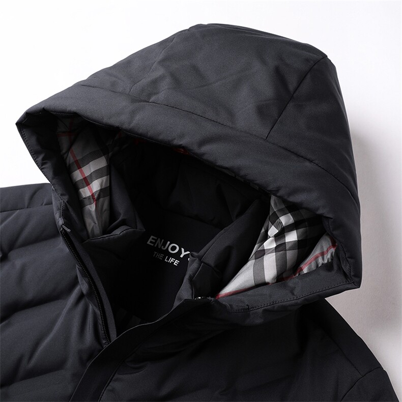2021中老年白鸭绒羽绒服男秋冬休闲中年爸爸装外套QLMF82106-P250，男装羽绒服，电商B212（原钱塘6029）