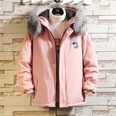 MM48239-P130冬季大毛领棉衣男士大码加厚棉袄男棉服砖墙，男装棉衣，电商A040A