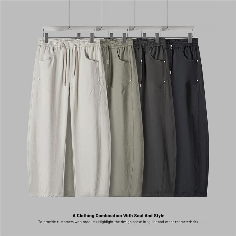 新款休闲男长裤工装多口袋梭织休闲长裤A329-K9905-P48，男装工装外套，电商A329