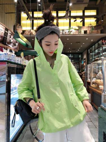 一杭带帽防晒服，四色超赞，女装，一杭