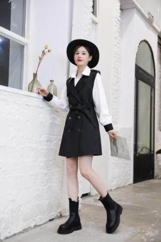 【现货】秋装新款衬衣?马甲两件套，女装马夹，萱萱家