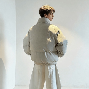 直播现货原版高品质冬季美式帆布皮棉服立体纹理加厚棉衣外套图片