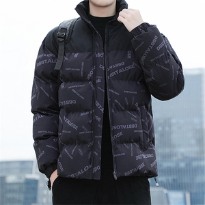 20223棉衣男潮牌棉服羽绒棉衣学生拼接棉衣加大码棉衣棉服男P50图片