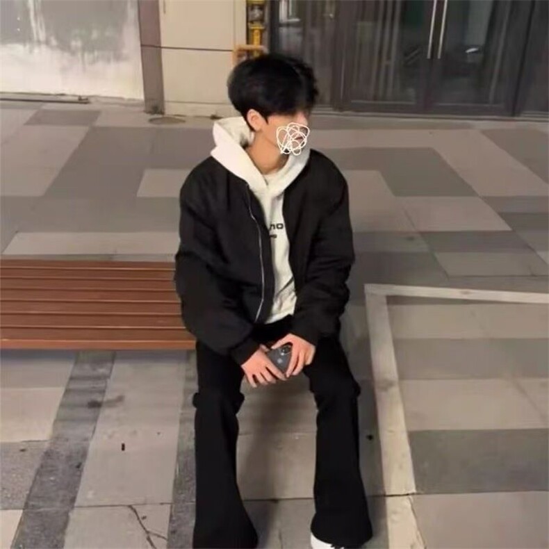 1506-1/JJ0041/P41潮牌飞行员字母夹克外套秋冬季男女情侣,男装夹克,星座1506-1