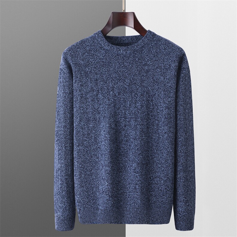 时尚绅士男士青年百搭高级感保暖休闲羊毛衫男装，男装羊毛衫，冬季工坊