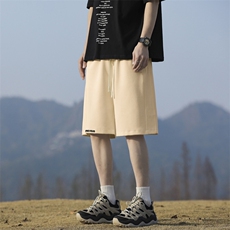 夏季潮流休闲百搭五分卫裤男宽松弹力华棉直筒短裤XD1716特批29，男装休闲裤，星座718