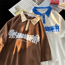 23/重磅高品质夏季宽松POLO衫短袖T恤XP23039-P45k68，男装T恤，电商B370