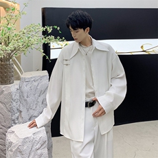 新中式风衬衫男长袖春新款C3368P48，男装衬衫，星座1116-2