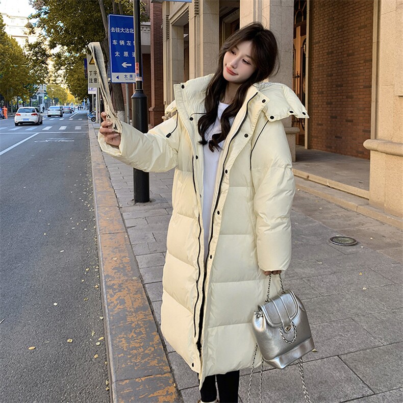 长款过膝宽松超保暖羽绒服190-F8803-P230-K348-50图片