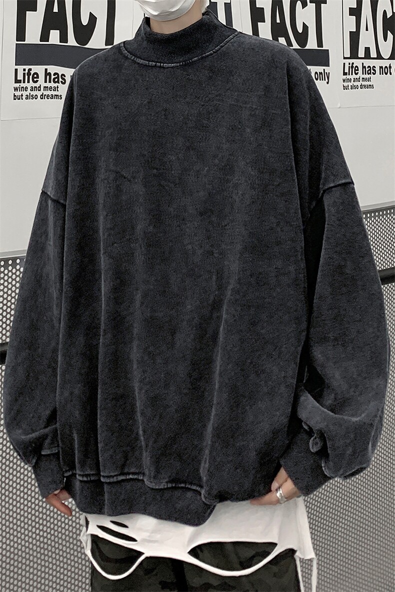 XZ514-2-X111-P70加绒高领水洗卫衣,男装卫衣,星座514-2(原B239)