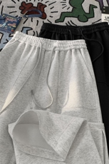 高点击港风秋冬新款休闲条纹裤潮百搭X416B-1-KL912-P60限88，男装休闲裤，星座416B-1