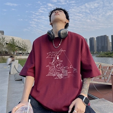酒红色