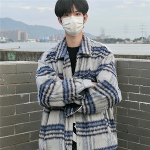 2218-P50 小香风外套男装高级感2025秋冬新款翻领男式夹克上衣图片