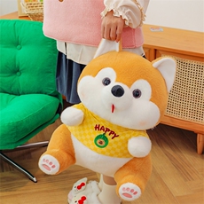 乐绒绒毛绒玩具店 新款创意穿衣柴犬哈士奇毛绒公仔儿童睡觉安抚玩具穿衣小狗玩偶xx