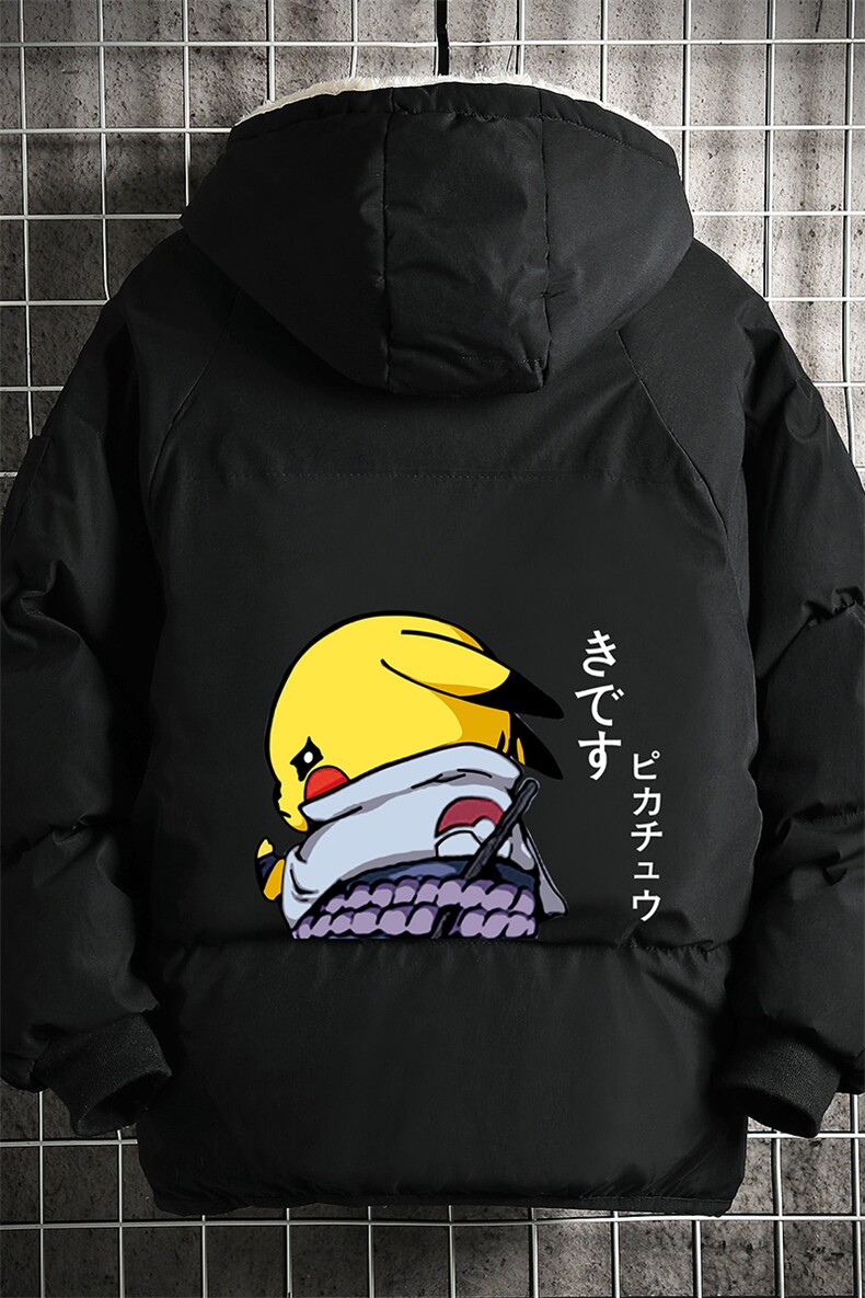 MY16036-P100加厚加绒连帽衣男大码服男面包服男网格挂拍,男装棉衣,电商A040A