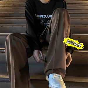 港风  抖音品质休闲裤西裤真超复合加绒P65控88 常规款P50控68图片