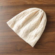 2025年春季无檐绞花帽子时尚百搭四季可用男女通用，帽子，绒朵羊绒