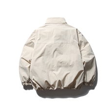 南夏乔装2025冬款纯色不规则立体口袋保暖棉衣日系复古立领棉服男，男装棉衣，电商S006（B521）