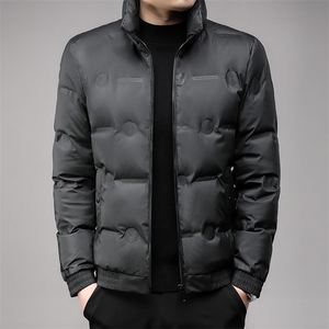 秋冬季立领羽绒服男士白鸭绒轻薄短款潮服休闲户外保暖外套图片