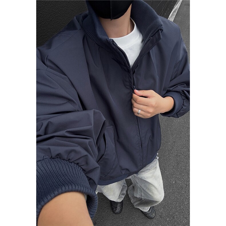 美式飞行夹克男春季短款外套高级感痞帅户外运动冲锋衣LM4233-P55,男装夹克,星座1008