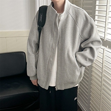 秋冬现货新款呢料外套男立领休闲呢子夹克A351-AJ2519-P115控168，男装夹克，电商A351