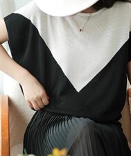 拼色圆领宽松短袖，其它，魅力元素