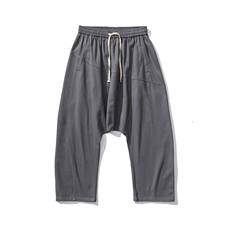 秋装大码日系工装拼接哈伦裤港风男女个性休闲裤潮K278/P60，男装工装外套，钱塘713