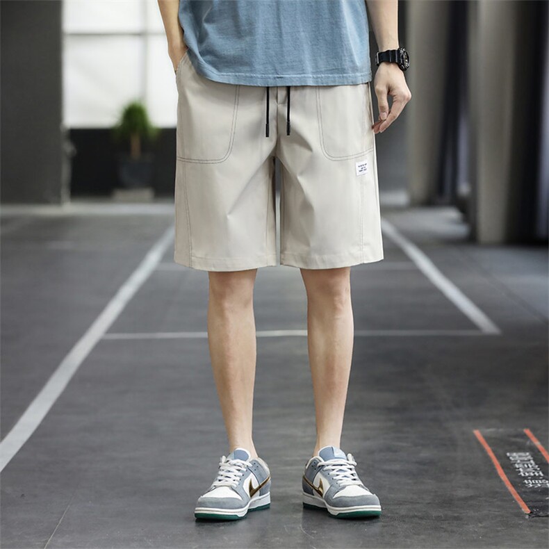 夏季新款短裤男宽松潮流港风百搭休闲五分裤运动短裤325-P20控48,男装休闲裤,星座717
