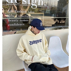 抖音得物高品质印花连帽卫衣秋冬装美式宽松连帽纯色卫衣ADL112，男装卫衣，电商A443