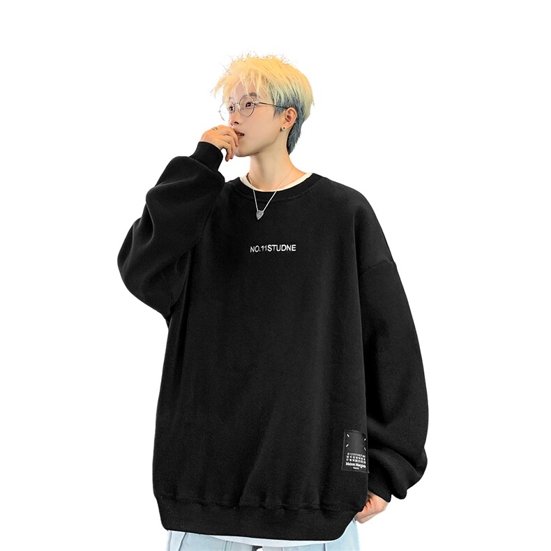 秋冬新款高品质双面奥丽绒卫衣M-5XL特P45控78,男装卫衣,电商B325